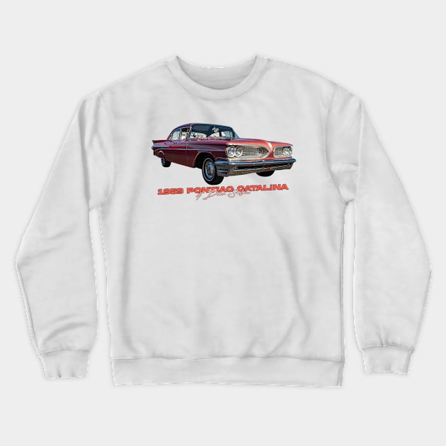 1959 Pontiac Catalina 4 Door Sedan Crewneck Sweatshirt by Gestalt Imagery